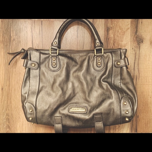 Steve Madden silver tote - Picture 1 of 2